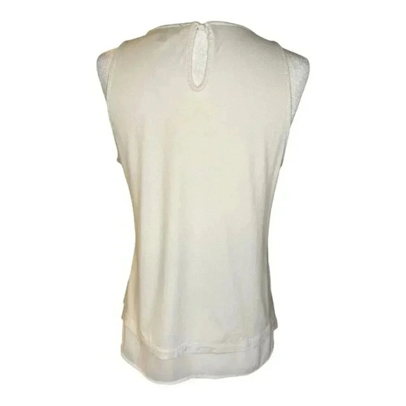 The Limited Women's Sleeveless Lime Green And White‎ Tank Top Size Small EUC - Picture 3 of 8